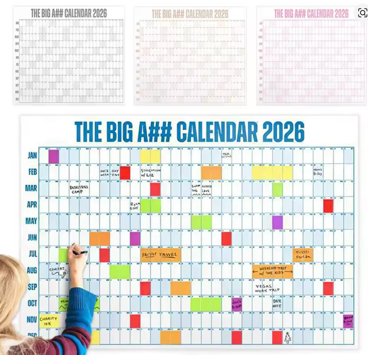 The Big A Calendar