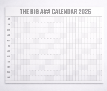 The Big A Calendar