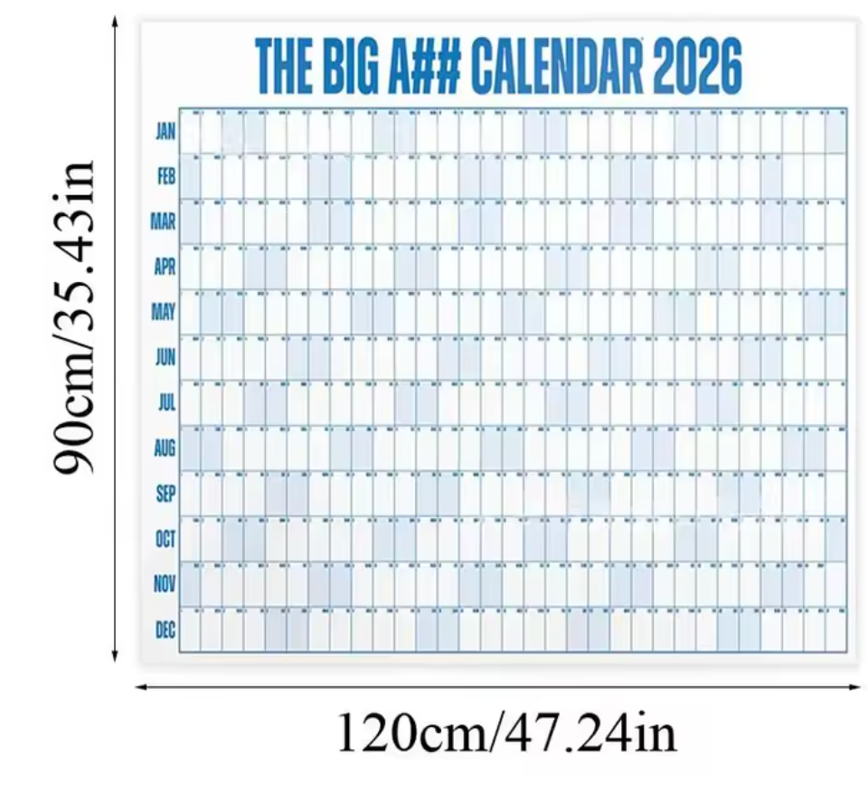 The Big A Calendar