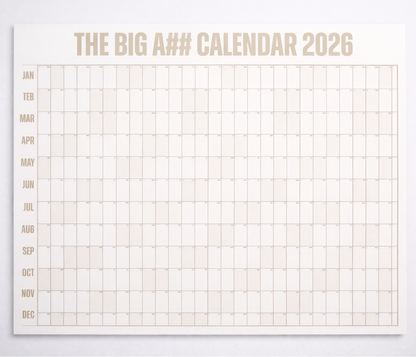 The Big A Calendar